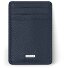  Leather Essentials Porte-cartes de crédit RFID en cuir 7 cm avec pince à billets Modéle navy
