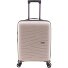  1700 4 roulettes Trolley de cabine 55 cm avec soufflet d'extension Modéle beige