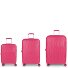  Infinity 4 roulettes Set de valises 3 pièces avec soufflet d'extension Modéle fucsia