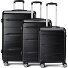  5583 4 roulettes Set de valises 3 pièces Modéle schwarz