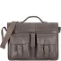  Nature Attaché-case Cuir véritable 40 cm Modéle grey