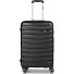  Paris 4 roues Valise cabine M 66 cm avec soufflet d'extension Modéle black