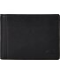  Cliff Porte-monnaie Cuir véritable 12.5 cm Modéle black