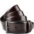  Ceinture Carmello en cuir Modéle dark brown | 100 cm