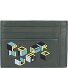  Blue Square Revamp Porte-cartes de crédit RFID en cuir 11,5 cm Modéle green-yellow/graphic