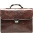  Rien Porte-documents RFID en cuir 39,5 cm Compartiment pour ordinateur portable Modéle cognac