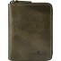  Newport Porte-monnaie Protection RFID Cuir véritable 13 cm Modéle british green