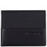  Porte-monnaie Carbon en cuir 12 cm Modéle schwarz