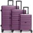  Essentials 08 3-SET 4 roulettes Set de valises 3 pièces Modéle purple