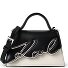  Signature 2.0 Mini sac à main Cuir véritable 14.5 cm Modéle black-white