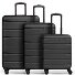  Munich 4.0 Set de valises à 4 roulettes 3 pièces avec soufflet extensible Modéle black dull