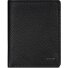  Leather Essentials HF Porte-monnaie en cuir RFID 9,5 cm dépliable Modéle all black