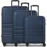  Pro ABS 4 roues Set de valises 3 pièces avec soufflet d'extension Modéle navy
