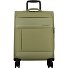  Monthélys 4 roulettes Trolley de cabine 55 cm avec soufflet d'extension Modéle light green