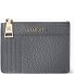  Bologna Leather Porte-clés en cuir 11,5 cm avec poche Air Tag Modéle grey