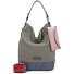  Izzy07 Olga Canvas Sac à bandoulière 27 cm Modéle olive