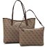  Victtoria Sac de shopper 33 cm Modéle latte logo-brown
