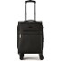  Valencia Soft 4 roulettes Trolley de cabine S 55 cm avec soufflet d'extension Modéle black