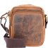  High-Class Nappa Sac à bandoulière en cuir 25 cm Modéle brown
