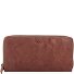  Porte-monnaie en cuir 19,5 cm Modéle grau-braun