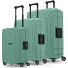  Essentials 15 Set de valises à 4 roulettes 3 pièces avec fermeture à trois points Modéle sea green