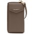  Bologna Leather Pochette pour téléphone portable Cuir 11 cm Modéle taupe
