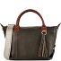  Lucia Sac à bandoulière Cuir véritable 35 cm Modéle olive