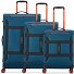  Norway 4 roues Set de valises 3 pièces avec soufflet d'extension Modéle denim