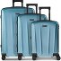  New York 4 roues Set de valises 3 pièces avec soufflet d'extension Modéle ice blue