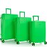  HiLite 4 roulettes Set de valises 3 pièces avec soufflet d'extension Modéle island green