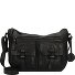  Urban Poets Emerson Sac à bandoulière Cuir véritable 36 cm Modéle dark ash