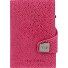  Click & Slide Porte-cartes de crédit Porte-monnaie RFID en cuir 6,5 cm Modéle fuchsia-silver