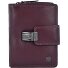  Porte-monnaie Spongy en cuir 9 cm Modéle bordeaux
