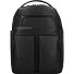  Paavo Sac à dos professionnel Cuir 42 cm Compartiment pour ordinateur portable Modéle black