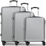  Paradise 2.0 4 roulettes Set de valises 3 pièces avec soufflet d'extension Modéle stone grey
