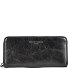  Ines Porte-monnaie Protection RFID Cuir véritable 18 cm Modéle black