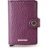  Miniwallet Étui pour cartes de crédit Protection RFID Cuir 6.5 cm Modéle grape