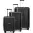  Halo 4 roues Set de valises 3 pièces avec soufflet d'extension Modéle instantblack