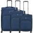  Gateway 4 roues Set de valises 3 pièces avec soufflet d'extension Modéle blue