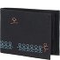  New Cryptan Porte-monnaie Protection RFID 8.5 cm Modéle schwarz-jumping-jack cyan