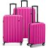  Element 2.0 4 roulettes Set de valises 3 pièces Modéle Fucsia