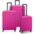  Element 2.0 4 roulettes Set de valises 3 pièces Modéle Fucsia