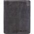  Porte-monnaie Vintage Washed en cuir 10 cm Modéle anthrazite