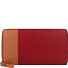  Nappa Porte-monnaie Protection RFID Cuir 19.5 cm Modéle red-tan