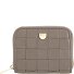  Woven Porte-monnaie Cuir véritable 10 cm Modéle taupe