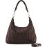  Calm Weave Sac à bandoulière Cuir véritable 38 cm Modéle dark chocolate