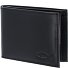  Leather Porte-monnaie Protection RFID Cuir véritable 11 cm Modéle schwarz-freedom fish