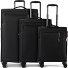  Nitestream 4 roues Set de valises 3 pièces avec soufflet d'extension Modéle black-grey