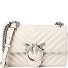  Love One Sac à bandoulière Cuir véritable 21 cm Modéle bianco seta-old silver