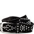  Ceinture à rivets Cuir véritable Modéle black | 90 cm